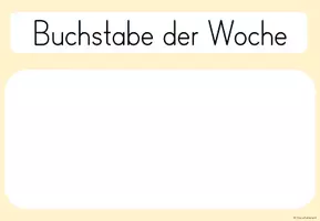 Vorschau - Merkblätter - Buchstabe der Woche - Schilder & Buchstaben - Seite 3