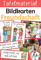 Vorschau - Bildkarten - Bildkarten - Freundschaft / Freunde - Tafelmaterial - Deckblatt