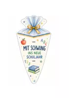 Vorschau - Mal- und Bastelvorlagen - Schultüten-Bleistiftgrüße zum Schulanfang | 6 Vorlagen - Seite 2