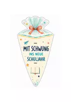 Vorschau - Mal- und Bastelvorlagen - Schultüten-Bleistiftgrüße zum Schulanfang | 6 Vorlagen - Seite 3