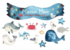 Vorschau - Präsentationen/Tafelbilder - Tafelbild- Belohnungssystem: Mission Meer - Seite 1