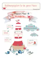 Vorschau - Präsentationen/Tafelbilder - Tafelbild- Belohnungssystem: Mission Meer - Deckblatt