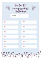 Vorschau - Arbeitsblätter - Meine Stärkenliste - Deckblatt
