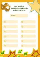 Vorschau - Arbeitsblätter - Meine Stärkenliste - Seite 3