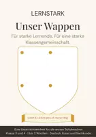 Vorschau - Stundenentwürfe - Unser Wappen - Klassenregeln & Selbstbild einmal anders - Deckblatt