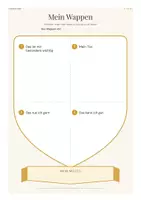 Vorschau - Stundenentwürfe - Unser Wappen - Klassenregeln & Selbstbild einmal anders - Seite 1