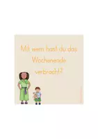 Vorschau - Spiele - Wochenende / Erzählwürfel Wochenende / Sprechanlass Wochenende / Erzählen vom Wochenende - Seite 1