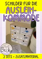 Vorschau - Anderer Materialtyp - Ausleihkommode, Ausleihstation (Schilder und Zusatzmaterial) - Deckblatt