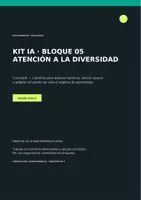 Vista previa - Hojas de trabajo - Kit IA 05: Atención a la diversidad - página 1