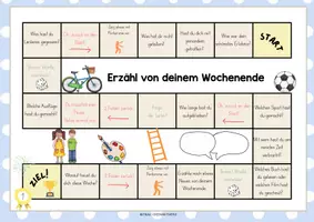 Vorschau - Spiele - Wochenende / Würfelspiel / Sprechanlass Wochenende / Erzählen vom Wochenende - Seite 3