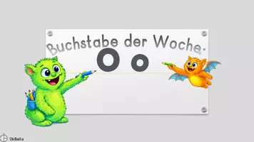 Vorschau - Präsentationen/Tafelbilder - Buchstabe O o: Präsentation zur Buchstabeneinführung für eine voll digitale Tafel mit Touchscreen - Seite 3