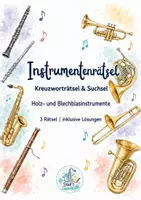 Vorschau - Arbeitsblätter - Instrumentenrätsel – Kreuzworträtsel & Suchsel - Deckblatt