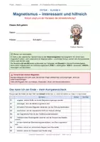 Vorschau - Arbeitsblätter - Arbeitsheft: Magnetismus - Physik - Deckblatt