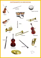 Vorschau - Arbeitsblätter - Welche Instrumente spielen im Orchester? - Seite 1
