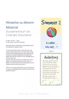 Vorschau - Stundenentwürfe - Ich habe wer hat mit Bildern SOMMER 2 - Ich habe wer hat ohne Schrift - Bildlesespiele - Seite 1
