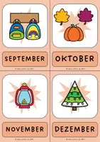 Vorschau - Präsentationen/Tafelbilder - Kalender Klasse 1 - 2 Tafelmaterial - Seite 3