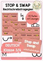 Vorschau - Spiele - Stop and Swap - Rechtschreibstrategien FRESCH-Methode Übung - Deckblatt