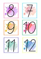 Voorbeeld - Klasnummers 1-24 Persoonlijke nummerkaartjes - Pagina 3