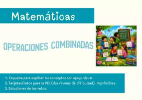 Vista previa - Hojas de trabajo - OPERACIONES COMBINADAS 5º Y 6º - Portada