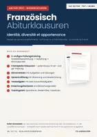 Vorschau - Arbeitsblätter - Abitur Französisch Niedersachsen 2027: 6 Klausuren eA & gA mit Erwartungshorizont, Sprachmittlung & Hörverstehen - Deckblatt