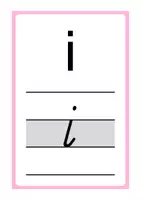 Voorbeeld - Letterlijn | Leesletters & schrijfletters | Eerste leerjaar - Pagina 1