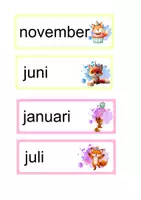 Voorbeeld - Verjaardagskalender | Maanden & vlaggetjes - Pagina 3