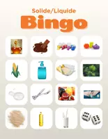 Aperçu - Apprentissages en autonomie - Bingo Solide Liquide - Page 1