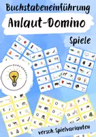 Vorschau - Spiele - Anlaut-Domino - Deckblatt