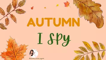 Προεπισκόπηση - Φύλλα εργασίας - Autumn I Spy -Presentation + Worksheet -ESL/EFL Ages 6–8 - Σελίδα 1