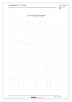 Vorschau - Arbeitsblätter - Schwungübungen - Ü1 Formen - Deckblatt