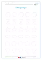 Vorschau - Arbeitsblätter - Schwungübungen - Ü2 Formen - Deckblatt