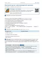 Vorschau - Arbeitsblätter - Adressatengerecht sprechen – Deutsch 6/7 - Seite 1