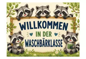 Vorschau - Poster - Waschbärklasse - Klassensprecher, Post für Kranke, Geburtstagskind - Seite 3
