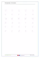 Vorschau - Arbeitsblätter - Schwungübungen - Ü5 Buchstaben - Seite 2