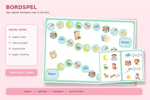 Voorbeeld - Bordspel Dagen van de Week | Spelenderwijs oefenen & bewegen - Voorblad