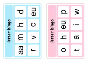Voorbeeld - Letterbingo - Pagina 3