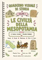 anteprima - Materiale di supporto/inclusione - Quaderno Visuale DSA/BES Classe Quarta, Mesopotamia - Pagina di copertina