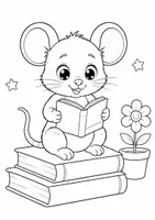 Vorschau - Mal- und Bastelvorlagen - Maus 10 Ausmalbilder und Malvorlagen - Seite 2