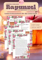 anteprima - Esercizi - Grimms Märchen – RAPERONZOLO – Unità didattica di tedesco sulle fiabe B1 B2 - Pagina di copertina