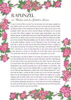 anteprima - Esercizi - Grimms Märchen – RAPERONZOLO – Unità didattica di tedesco sulle fiabe B1 B2 - Pagina 1
