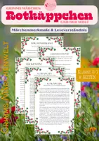 anteprima - Esercizi - Grimms Märchen – CAPPUCCETTO ROSSO – Unità didattica di tedesco sulle FIABE B1 B2 - Pagina di copertina