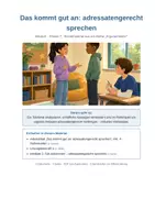 Vorschau - Arbeitsblätter - Adressatengerecht sprechen – Deutsch 6/7 - Deckblatt