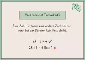 Vorschau - Arbeitsblätter - Teilbarkeitsregeln Aufgabenblätter + Tafelmaterial - Seite 2