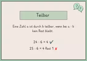 Vorschau - Arbeitsblätter - Teilbarkeitsregeln Aufgabenblätter + Tafelmaterial - Seite 3