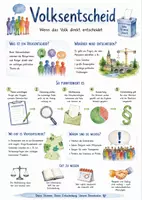 Vorschau - Arbeitsblätter - Lernposter + AB mit Fragen zum Thema "Volksentscheide" + Lösungsblatt + Infografik - Deckblatt