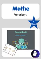 Vorschau - Fördermaterial/Inklusion - Freiarbeitsmaterial Mathe Klasse 1 – über 40 Mathekarten - Deckblatt