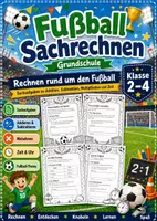 Vorschau - Arbeitsblätter - Sachrechnen Fußball - Deckblatt