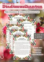 anteprima - Esercizi - Grimms Märchen – I MUSICANTI DI BREMA – Unità didattica di tedesco sulle FIABE B1 B2 - Pagina di copertina