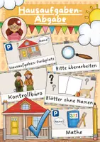 Vorschau - Poster - Hausaufgaben-Parkplatz Namenlose Blätter Hausaufgaben Parkplatz - Deckblatt