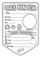 Vorschau - Arbeitsblätter - Das bin ich – Klassenwimpel zum Kennenlernen | 4 Vorlagen - Seite 3